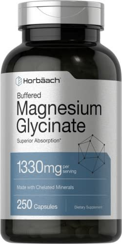 Glicinato De Magnesio 1330 Mg Minerales Quelados 250 Cap