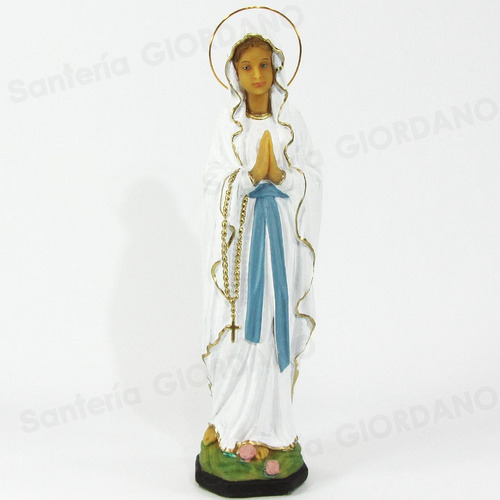 Imagen Religiosa - Virgen De Lourdes 30 Cm Pvc Irrompible