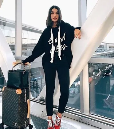 Moletom Feminino C capuz Moda Insta Inverno 2019 Parcelamento