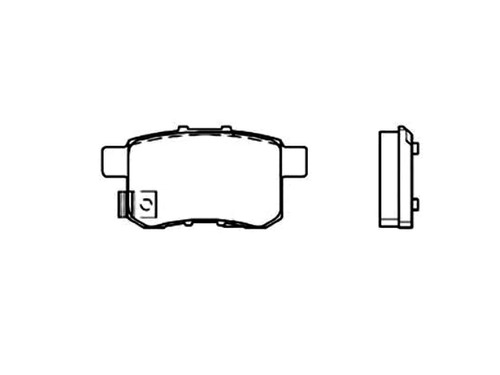 Juego  Balatas Accord Sedan Ex 08-17 (v6) Traseras