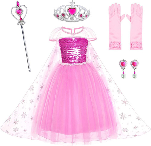Disfraz De Princesa Helada Para Fiestas De Cumpleaños Para N