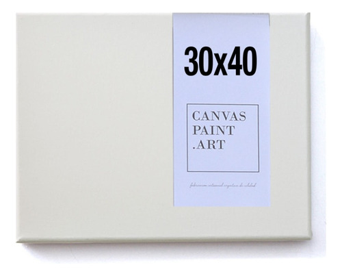 Bastidor 30x50 Tela Lienzo Entelado Algodón Canvas Cuadros
