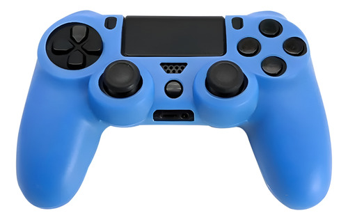 Funda Silicon Compatible Con Control Ps4 Azul