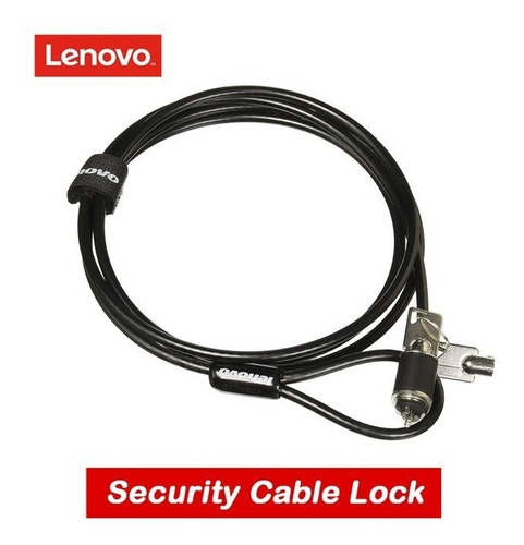 Candado Notebook Universal Lenovo Security Cable Lock 2 Keys
