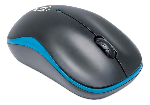 Mouse Manhattan Óptico Success, Inalámbrico, Usb, 1000 Dpi Color Negro
