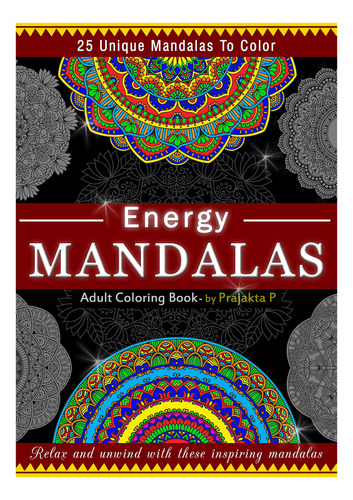 Libro Para Colorear De Mandalas De Energa Para Adultos, Rsti
