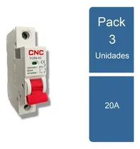 Comprar Pack 3 Interruptor Automatico 6ka Curva C 20a Cnc