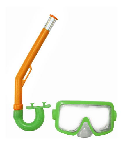 Equipo Kit Snorkel Mascara Antiparras Tubo Playa Pileta Niño