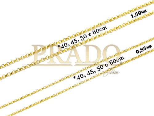 Imagem 10 de 10 de Corrente Portuguesa Maciça Em Ouro 18k 50cm