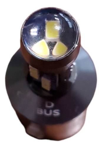 Foco De Faro Led Con Lupa Para Moto Entrada 2 Polos Ba20