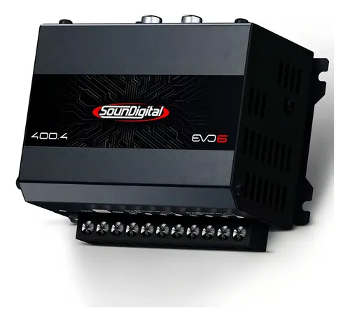 Soundigital Evo6 400.4 400w Rms 4 Ohms 4 Canais | MercadoLivre