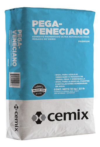 Pegaveneciano Azul 10 Kg - Cemix