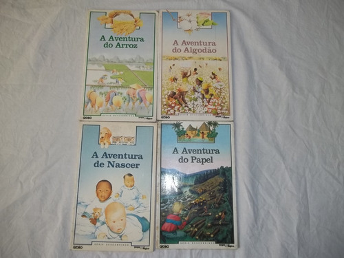 Serie Descobrindo Coleção Globo Aventura 4 Livretos