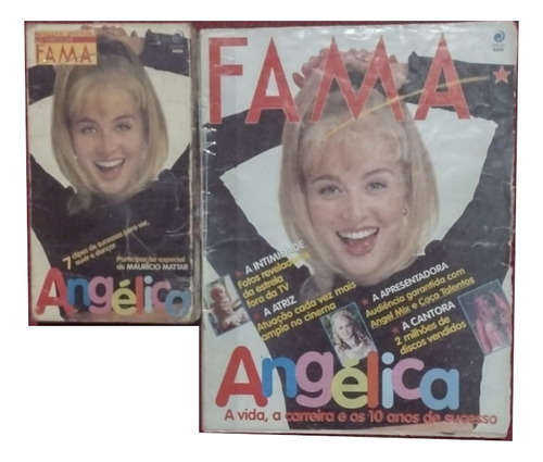Revista Fama Angélica Com Vhs Raridade