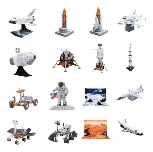 Foguete Nasa Combo 14 Maquete De Papel P Imprimir Frt Grátis