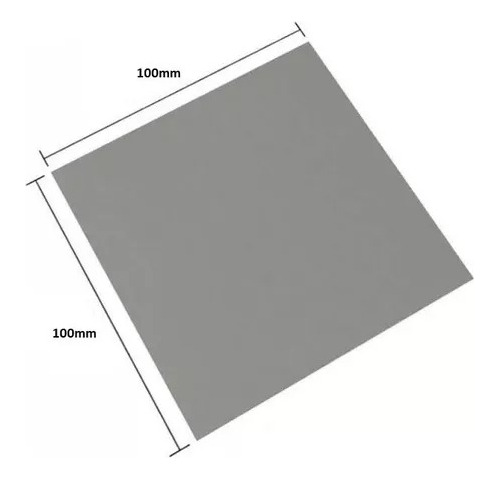 Thermal Pad Termico 100 X 100 X 2 Mm Para Cpu Gpu