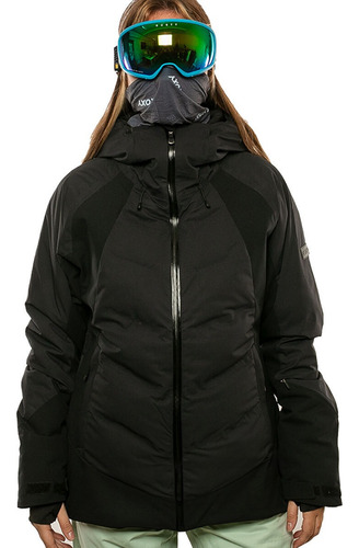 Campera Roxy Snow Mujer Snow Dusk Negro Ras