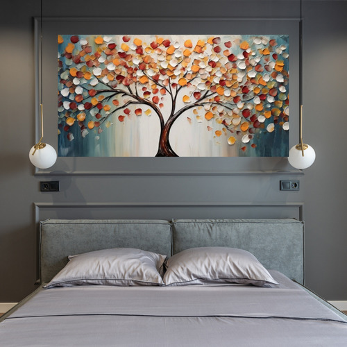 Cuadro Decorativo Arbol Flores Flores Y Arbol 7