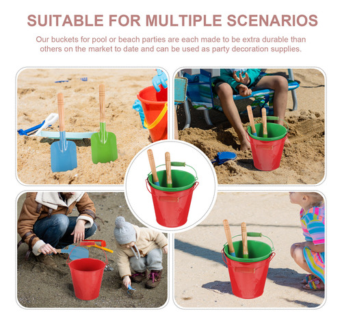 Cubo De Arena Creativo Para Playa, Pala, Cubo De Agua, Jugue