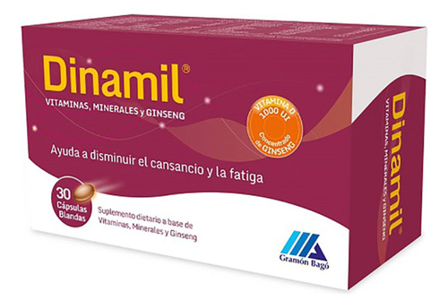 Dinamil 30 Cápsulas | Farmacias París