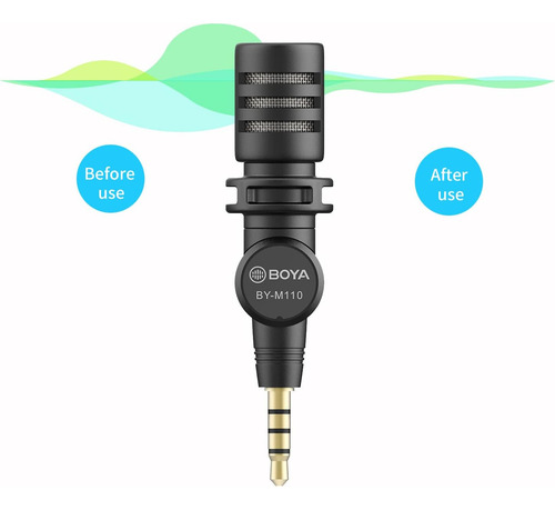 Microfono De Condensador Boya, By-m110 Plug And Play Con Om