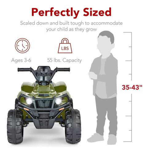 Atv Eléctrico Para Niños Best Choice 12 V Con Bluetooth