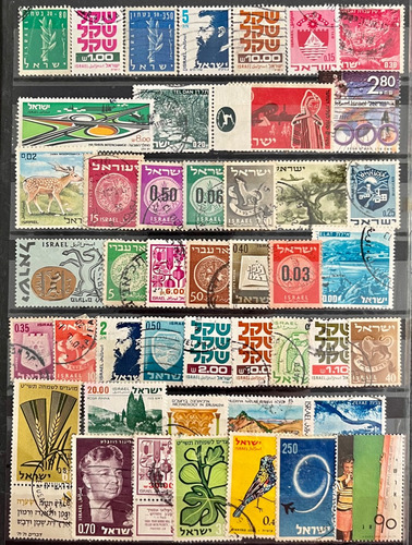 Israel - Lote De 45 Sellos - Temas Varios P782