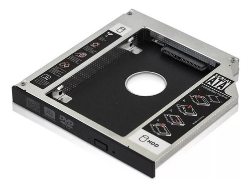 Case Adaptador Caddy 12,7mm Dvd P/segundo Hd Ou Ssd 2.5 Sata