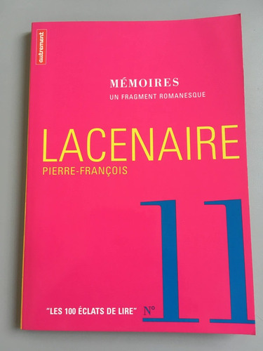 Mémoires - Pierre-françois Lacenaire - Francés