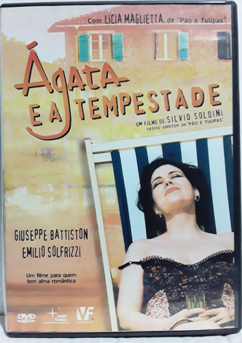 Dvd Ágata E A Tempestade ( Silvio Soldini ) Novo