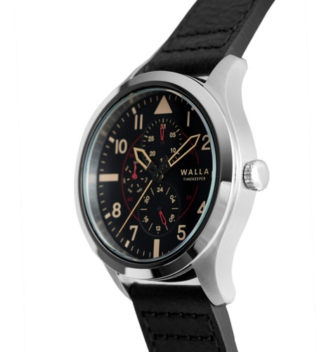 Reloj Walla - Timekeeper - Steel Black