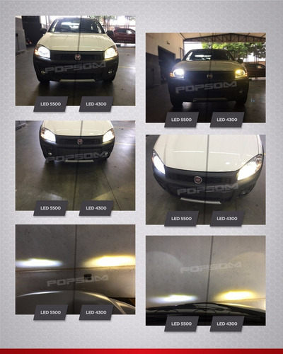 Imagem 8 de 10 de Kit Super Led H11 Ou H8 K2 Altezza 6500k 4300k