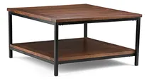 Comprar Mesa De Centro Con 2 Niveles De Madera Color Marrón.