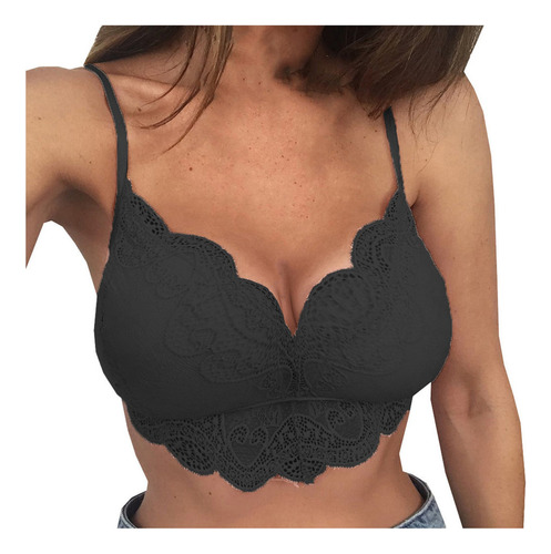 P Women's Lace Beauty Back A68 Top Envolvente En El Pecho Pa