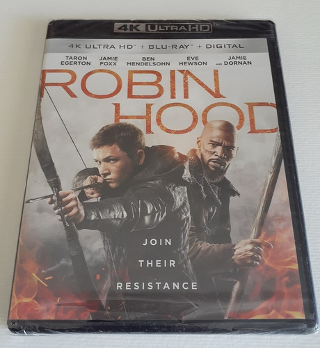 Robin Hood (2018) 4k Ultra Hd Blu-ray Nuevo Original