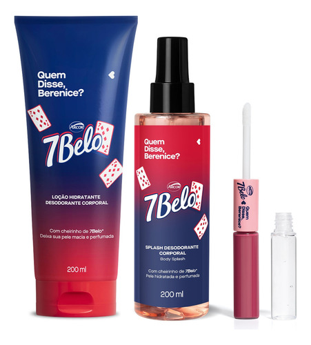 Combo Qdb 7belo: Loção Corporal 200ml + Body Splash 200ml