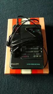 Walkman Radio Philips Antiguo Fm-am Stereo Todo Coleccion