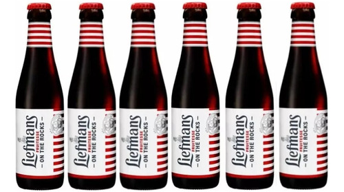 6 Cervezas De Frutas Liefmans - mL a $328