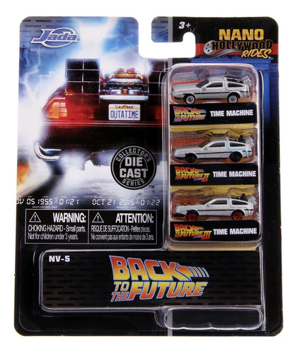 Jada Nano Hollywood Rides Back To The Future Die Cast 1:87 