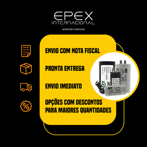 Capacitor Permanente 15uf 450v Epx (c/terminal)