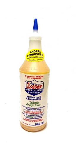 Lucas Aditivo Y Limpiador Inyectores Gasolina Diesel 946 Ml