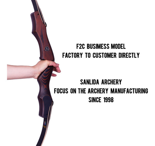 Arco Recurvo Sanlida Hermit X8 Ilf 50lbs