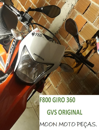 Imagem 7 de 9 de Retrovisor F800 Rosca Honda Giro 360 Gvs Original