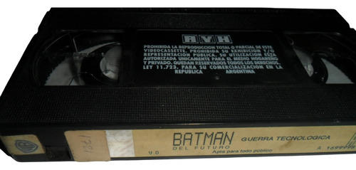 Vhs Batman Del Futuro Guerra Tecnológica