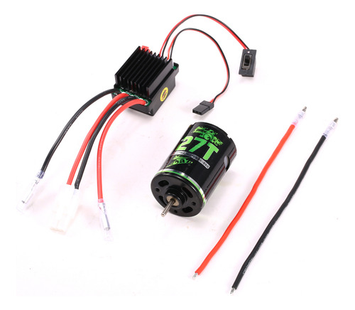 Motor Para Coche Rc Rc Crawler 27t Y 60a Esc Rc Hsp 540 Brus