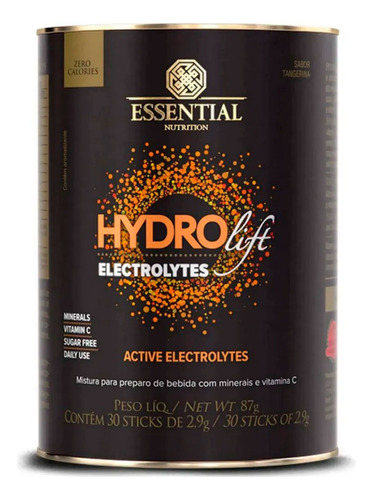 Hydrolift Electrolytes Essential Nutriton - (30 Saches) Sabor Tangerina