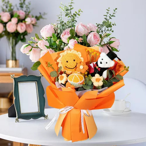. Ramo De Flores De Ganchillo, Ramo De Flores De Graduación