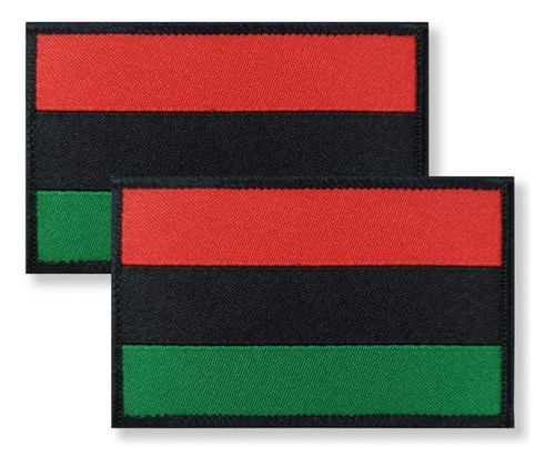 Overdecor Parche De Bandera Afroamericana Africana Tactica N