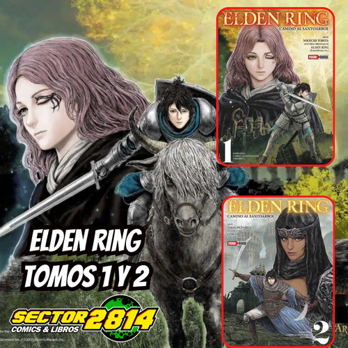 Elden Ring Tomos 1 Y 2 Panini Manga