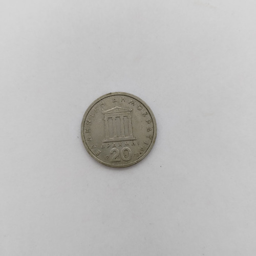 Antiga Moeda De 20 Apaxmai Ano 1978 Grécia - 16420n (Usado)